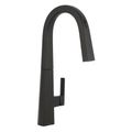 Product Image of Nio Smart Kitchen 1 Handle High Arc Pulldown Kitchen Faucet, Matte Black, S75005EVBL