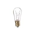 Product Image of 12 Watt S6 Incandescent Bulb - Clear - 1500 Average rated hours - 30 Lumens - Candelabra base - 250 Volt (10 Pack)