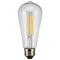 Product Image of 7 Watt ST19 LED Bulb - Clear - Medium base - 2700K - 800 Lumens - 120 Volt (4 Pack)