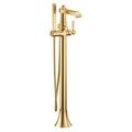 Product Image of Flara 1 Handle Tub Filler Includes Hand Shower (Brushed Gold), S931BG