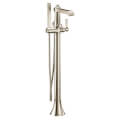 Product Image of Flara Single Handle Floor Mounted Tub Filler w/ Hand Shower (Polished Nickel), S931NL