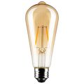 Product Image of 2.5 Watt ST19 LED Bulb - Transparent Amber - Medium base - 2000K - 220 Lumens - 120 Volt (5 Pack)
