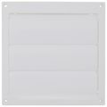 Product Image of White Plastic Louvered Wall Cap