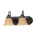 Product Image of Ballerina 2 Light 18" Vanity w/ Champagne Linen Washed Glass