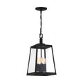 Product Image of Halifax 4 Light Hanging Lantern Matte Black Finish w/ Clear Glass