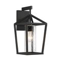 Product Image of Hopewell 1 Light Medium Lantern Matte Black Finish w/ Clear Seeded Glass