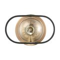 Product Image of Chassis 1 Light Wall Sconce Copper Brushed Brass Finish w/ Matte Black Frame