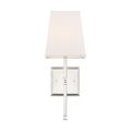 Product Image of Highline 1 Light Vanity Polished Nickel Finish w/ White Linen Shade