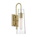 Product Image of Alondra 1 Light Wall Sconce Fixture Vintage Brass Finish w/ Clear Glass