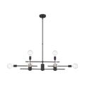 Product Image of Delphi 8 Light Island Pendant Fixture Black Finish
