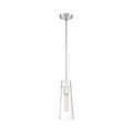 Product Image of Alondra 1 Light Mini Pendant Fixture Polished Nickel Finish w/ Clear Glass
