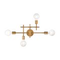 Product Image of Delphi 4 Light Vanity Aged Gold Finish