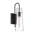 Product Image of Alondra 1 Light Wall Sconce Fixture Black Finish w/ Clear Glass