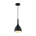 Product Image of Bellcap 1 Light Small Pendant Fixture Matte Black Finish