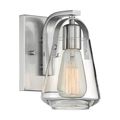 Product Image of Skybridge 1 Light Vanity Fixture Brushed Nickel Finish w/ Clear Glass