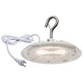 Product Image of 60 Watt Hi-Pro Shop Light w/ Plug 8" Dia. 3000K White Finish 120 Volt