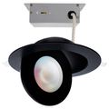 Product Image of 15 Watt LED Gimbaled Downlight 6" RGB & Tunable White Round Starfish IOT Black Finish 1200 Lumens 120-277 Volt