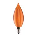 Product Image of 4 Watt CA11 LED Bulb - Satin Spun Amber - Candelabra base - 2100K - 120 Volt (5 Pack)