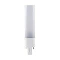 Product Image of 5.5 Watt LED PL 2-PIN Dual Mode Bulb - 3000K - 500 Lumens - GX23 base - 50000 Average rated hours - 120 deg. Beam Angle - Type A/B Ballast Dependent or Ballast Bypass - 120-277 Volt (3 Pack)