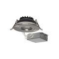 Product Image of 12 watt LED Direct Wire Downlight Gimbaled 4" 3000K 120 volt Dimmable Round Remote Driver Brushed Nickel