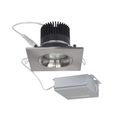 Product Image of 12 watt LED Direct Wire Downlight Gimbaled 3.5" 3000K 120 volt Dimmable Square Remote Driver Brushed Nickel (Pack of 2)