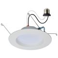 Product Image of 9 Watt LED Downlight Retrofit 5-6 Inches CCT Selectable Round White Finish 120 Volt (Pack of 3)