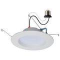 Product Image of 13.7 Watt LED Downlight Retrofit 5-6 Inches CCT Selectable Round White Finish 120 Volt (Pack of 2)