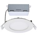 Product Image of 10 Watt LED Direct Wire Downlight Edge-lit 4" CCT Selectable 120 volt Dimmable Round Remote Driver (Pack of 2)