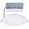 Product Image of 12 Watt LED Direct Wire Downlight Edge-lit 6" CCT Selectable 120 volt Dimmable Round Remote Driver (Pack of 2)