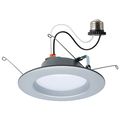 Product Image of 9 Watt LED Downlight Retrofit 5-6" CCT Selectable 120 Volts Brushed Nickel Finish (Pack of 2)