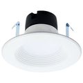 Product Image of 6.5 Watt LED Downlight Retrofit 4 Inch Baffle CCT Selectable 12 Volts Matte White Finish (Pack of 2)
