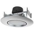 Product Image of 10.5 Watt LED Retrofit Downlight Gimbaled 120 Volt CCT Selectable Brushed Nickel Finish