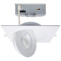 Product Image of 15 Watt CCT Selectable LED Direct Wire Downlight Gimbaled 6 Inch Square Remote Driver White