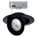 Product Image of 15 Watt CCT Selectable LED Direct Wire Downlight Gimbaled 6 Inch Round Remote Driver Black