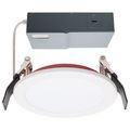 Product Image of 10 Watt LED Fire Rated 4" Direct Wire Downlight Round Shape White Finish CCT Selectable 120-277 Volts Dimmable