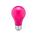 Product Image of 8 Watt A19 LED Bulb - Ceramic Pink - Medium base - 360 deg. Beam Angle - 120 Volt (8 Pack)