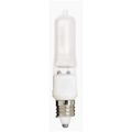 Product Image of 250 Watt Halogen Bulb T4 1/2 - Frosted - 2000 Average rated hours - 3780 Lumens - Mini Candelabra base - 120 Volt (8 Pack)