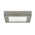 Product Image of 10.5 watt 5.5" Flush Mount LED Fixture 3000K Square Shape Brushed Nickel Finish 120 volts