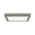 Product Image of 18.5 watt 9" Flush Mount LED Fixture 3000K Square Shape Brushed Nickel Finish 120 volts
