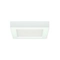 Product Image of 10.5 watt 5.5" Flush Mount LED Fixture 2700K Square Shape White Finish 120 volts