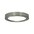 Product Image of 13.5 watt 7" Flush Mount LED Fixture 3000K Round Shape Brushed Nickel Finish 120 volts