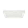 Product Image of 18.5 watt 9 Inch Flush Mount LED Fixture 3000K Square Shape White Finish 120 volts 90CRI