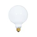 Product Image of 100 Watt G40 Incandescent Bulb - Gloss White - 4000 Average rated hours - 1050 Lumens - Medium base - 120 Volt (8 Pack)
