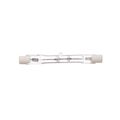 Product Image of 150 Watt Halogen - T3 Bulb - Clear - 1500 Average rated hours - 2400 Lumens - Double Ended base - 78mm - 120 Volt (12 Pack)