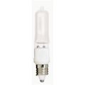 Product Image of 500 Watt Halogen Bulb T4 - Frosted - 2000 Average rated hours - 7650 Lumens - Mini Candelabra base - 120 Volt (4 Pack)
