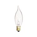 Product Image of 10 Watt CA7 Incandescent Bulb - Clear - 1500 Average rated hours - 80 Lumens - Candelabra base - 120 Volt (50 Pack)