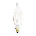 Product Image of 15 Watt CA8 Incandescent Bulb - Clear - 1500 Average rated hours - 100 Lumens - Candelabra base - 120 Volt (30 Pack)