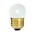 Product Image of 7.5 Watt S11 Incandescent Bulb - Gloss White - 2500 Average rated hours - 20 Lumens - Medium base - 120 Volt (40 Pack)