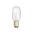 Product Image of 25 Watt T8 Incandescent Bulb - Clear - 2500 Average rated hours - 190 Lumens - DC Bay base - 130 Volt (40 Pack)