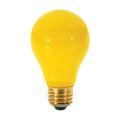 Product Image of 60 Watt A19 Incandescent Bulb - Yellow - 2000 Average rated hours - Medium base - 130 Volt (36 Pack)